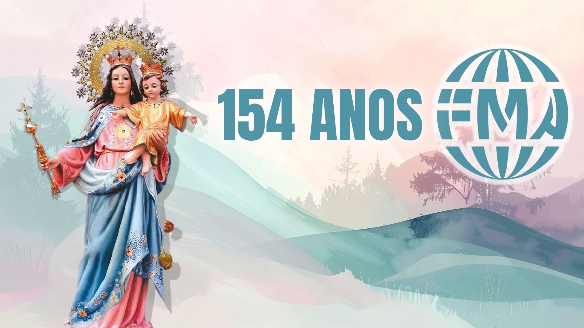 Aniversário de 154 anos de FMA e 100 anos de ISJ: uma história guiada por Nossa Senhora Auxiliadora